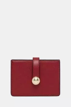 Кожаный чехол для карт Furla, бордовый