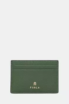 Кожаный чехол для карт Furla, зеленый