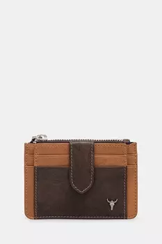 Кожаный чехол для карт Medicine, коричневый