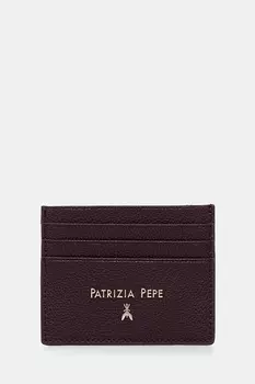 Кожаный чехол для карт Patrizia Pepe, фиолетовый