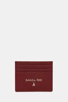 Кожаный чехол для карт Patrizia Pepe, красный