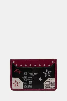 Кожаный чехол для карт Zadig&Voltaire, черный