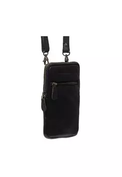 Кожаный чехол для телефона Salta 11 см The Chesterfield Brand, цвет Black Gesamt Breite