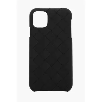 Кожаный чехол Intreccio для iPhone 11 Bottega Veneta, Black
