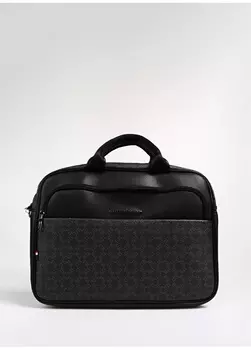 Кожаный черный мужской портфель U.S. Polo Assn.