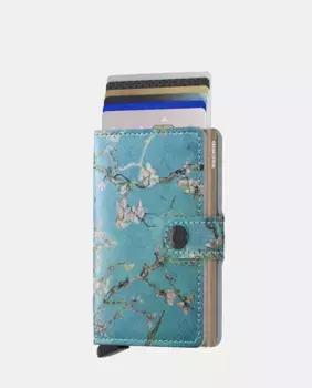 Кожаный держатель для карт Art Print с защитой RFID Secrid, многоцветный