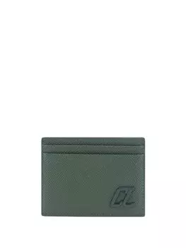Кожаный держатель для карт Christian Louboutin, зеленый