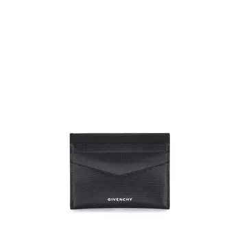 Кожаный держатель для карт Givenchy, черный