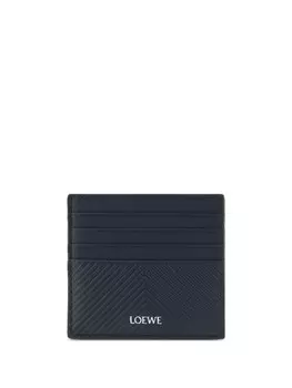 Кожаный держатель для карт LOEWE, синий