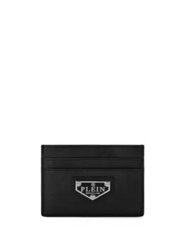Кожаный держатель для карт Philipp Plein, черный