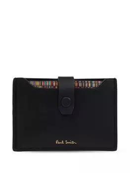 Кожаный держатель карт Paul Smith, черный