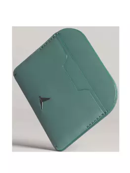 Кожаный держатель карт Troubadour, зеленый