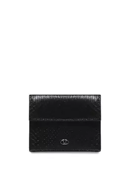 Кожаный держатель карт Valentino Garavani, черный