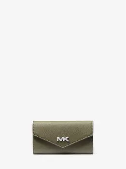 Кожаный держатель ключей Rivington Michael Kors, зеленый