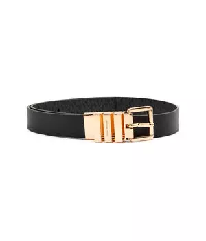 Кожаный двусторонний ремень Michael Kors, черный