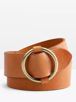 Кожаный джинсовый ремень Brindisi HUSH, тан/золото