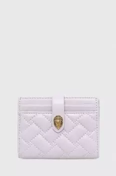 Кожаный футляр для карт Kurt Geiger London, фиолетовый