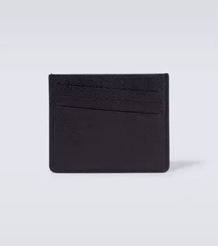 Кожаный футляр для карт Maison Margiela, черный