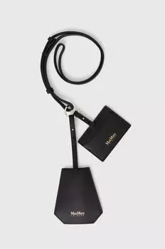 Кожаный футляр для карт Max Mara Leisure, черный