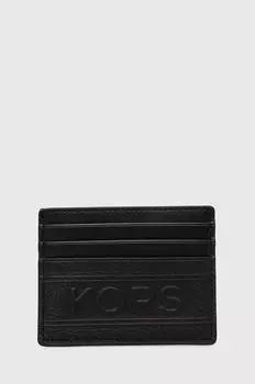 Кожаный футляр для карт Michael Kors, черный