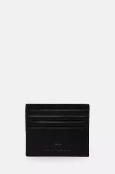 Кожаный футляр для карт Paul&Shark, черный