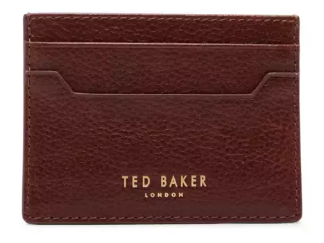Кожаный картхолдер Cavendish Ted Baker, Cognac