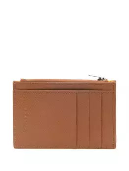 Кожаный картхолдер Doucal's, коричневый