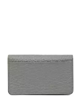 Кожаный картхолдер MAISON MARGIELA, серый