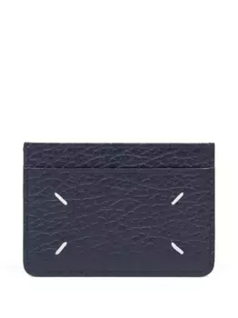 Кожаный картхолдер MAISON MARGIELA, синий