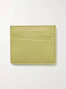 Кожаный картхолдер MAISON MARGIELA, зеленый