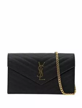 Кожаный клатч Cassandre Saint Laurent