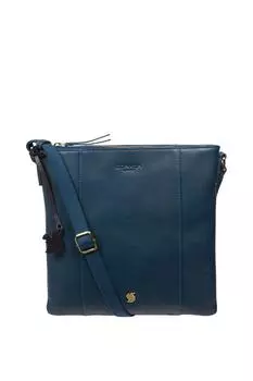 Кожаный клатч через плечо 'Sol' Conkca London, синий