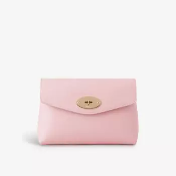 Кожаный клатч Darley Mulberry, розовый