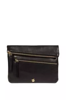 Кожаный клатч Flare Conkca London, черный