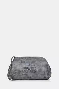 Кожаный клатч Gestuz, серый