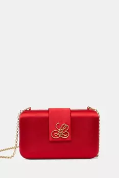 Кожаный клатч Luisa Spagnoli, красный