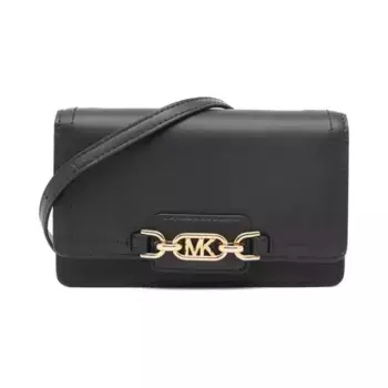 Кожаный клатч Michael Kors, черный