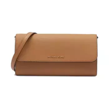 Кожаный клатч Michael Kors, коричневый