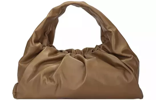 Кожаный клатч, обычный, женский, темно-верблюжий Bottega Veneta