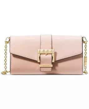 Кожаный клатч penelope среднего размера Michael Kors, розовый