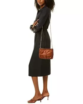 Кожаный клатч Persaman New York #1069, коричневый