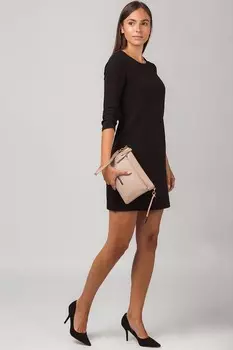 Кожаный клатч с длинным ремешком Lytham Pure Luxuries London, розовый