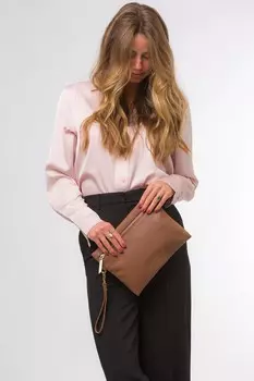 Кожаный клатч с меловым шрифтом Pure Luxuries London, мультиколор