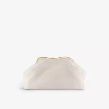 Кожаный клатч Serpentine Bvlgari, слоновая кость