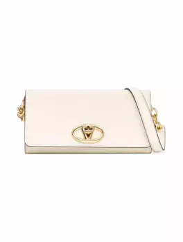 Кожаный клатч V-logo Valentino Garavani, белый