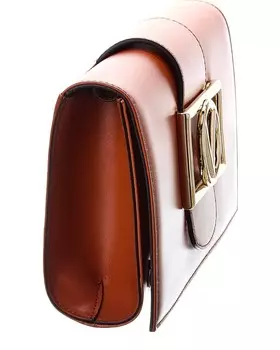 Кожаный клатч Valentino by Mario Valentino из кеди, коричневый