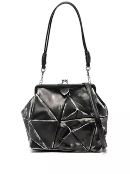 Кожаный клатч Yohji Yamamoto Advantique 3D, черный