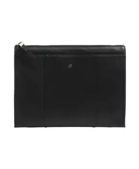 Кожаный клатч женский Piquadro, черный