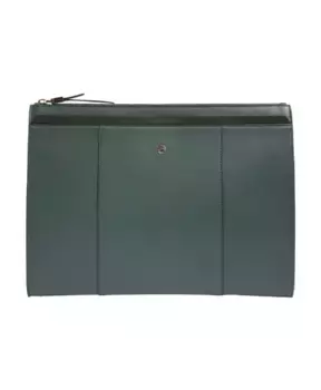 Кожаный клатч женский Piquadro, зеленый