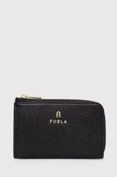 Кожаный ключница Camelia Furla, черный